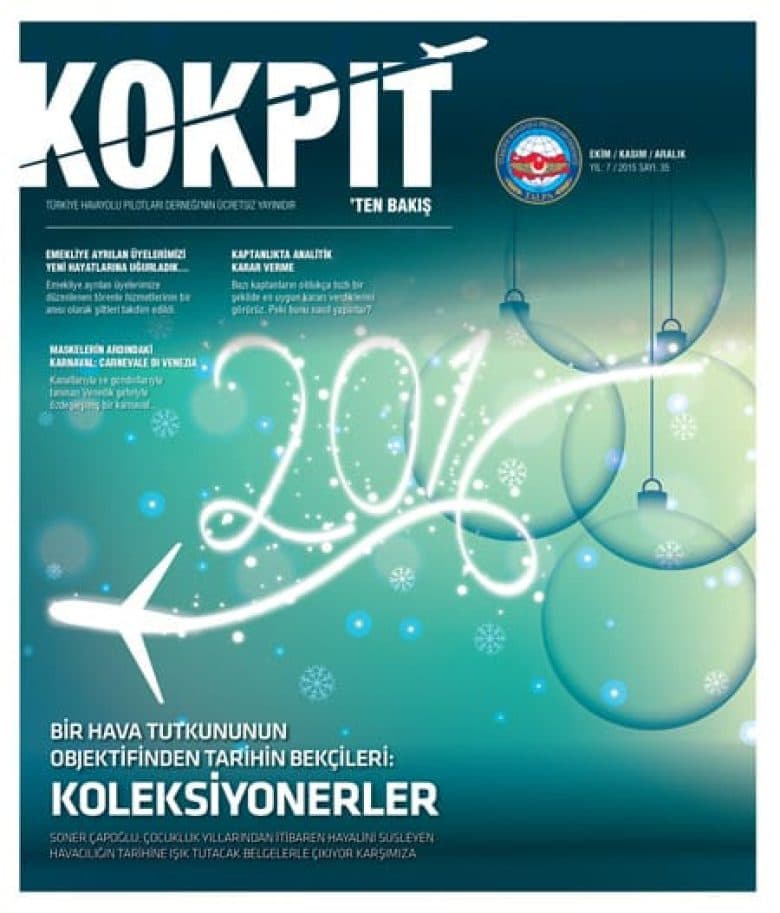 Kokpit'ten Bakış, Ekim - Aralık 2015 kapağı