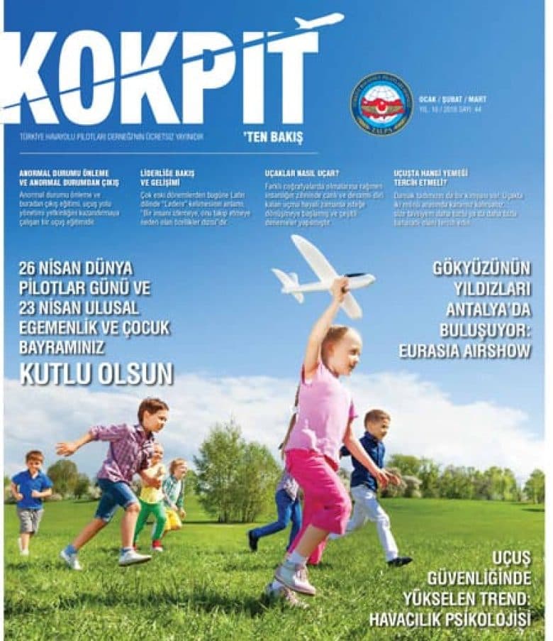 Kokpit'ten Bakış, Ocak - Mart 2018 kapağı